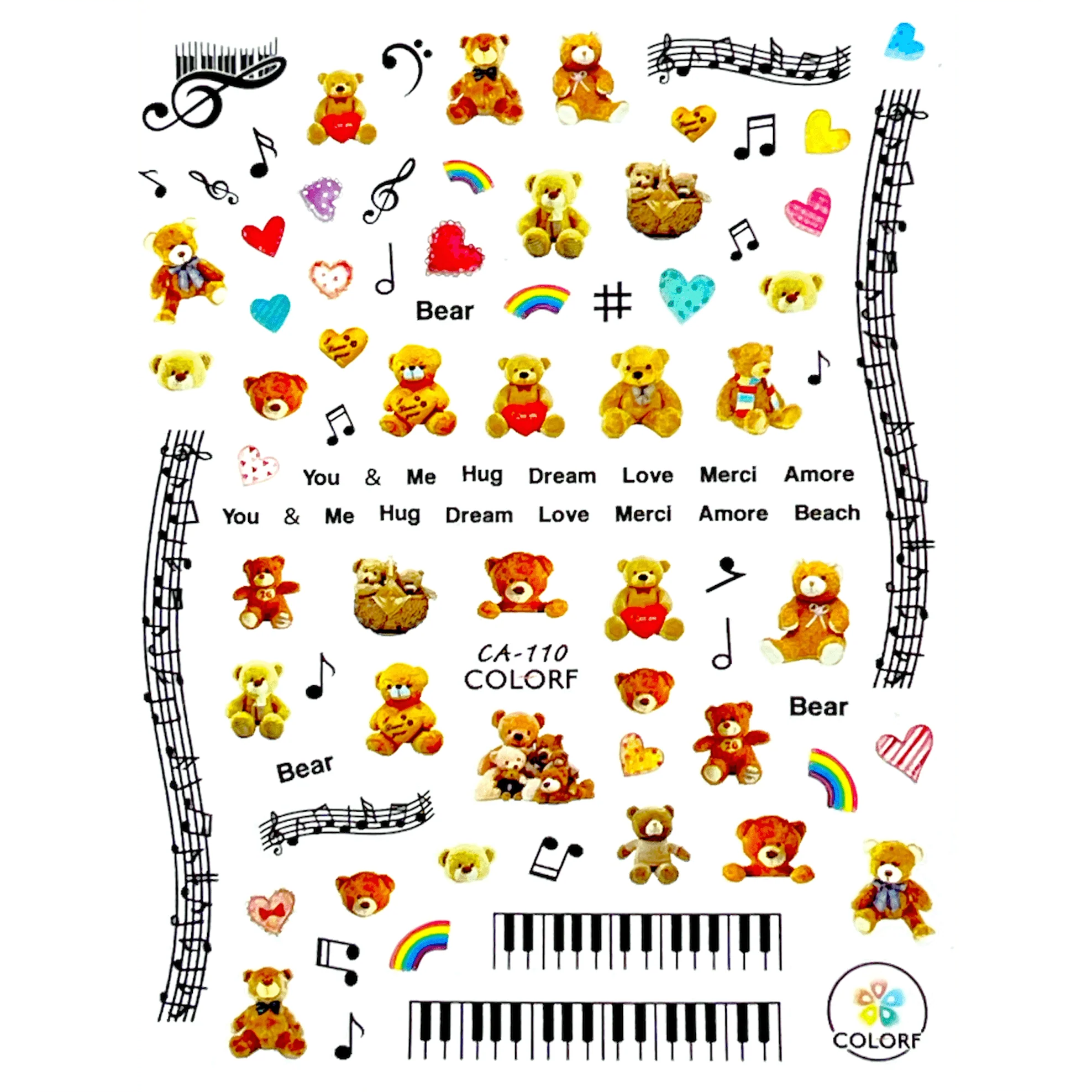 JNBS Nail Sticker Cartoon Version 1 - Image 9