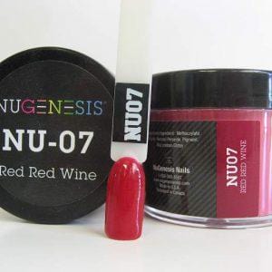 NUGENESIS Nail Dipping Color Powder 43g NU 07 Red Red Wine