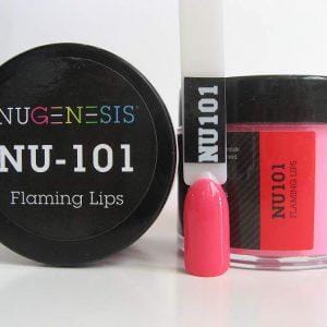 NUGENESIS Nail Dipping Color Powder 43g NU 101 Flaming Lips