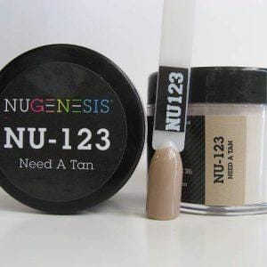NUGENESIS Nail Dipping Color Powder 43g NU 123 Need A Tan