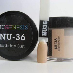 NUGENESIS Nail Dipping Color Powder 43g NU 36 Birthday Suit