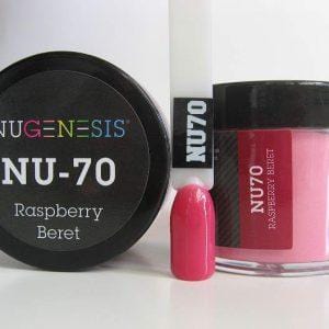 NUGENESIS Nail Dipping Color Powder 43g NU 70 Raspberry Beret