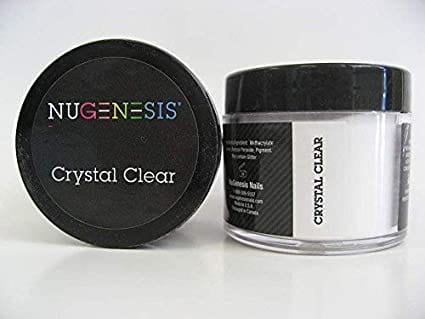 NUGENESIS Nail Dipping Color Powder 454g Crystal Clear 16oz