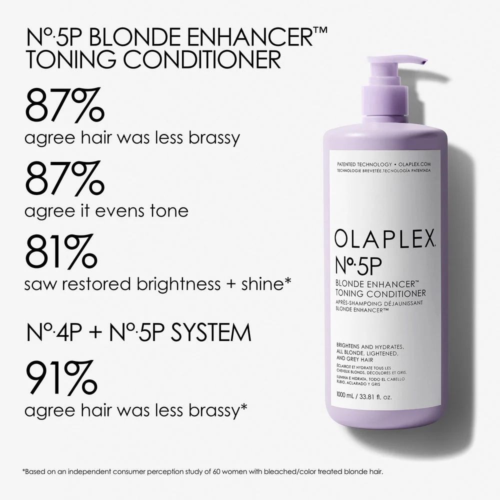 OLAPLEX No.5P Blonde Enhancer Toning Conditioner 33.8oz - Image 2