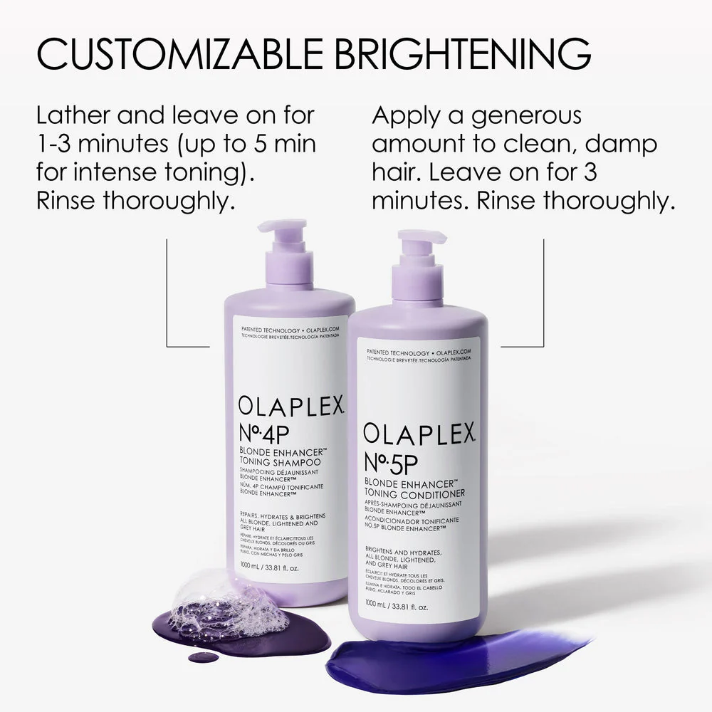 OLAPLEX No.5P Blonde Enhancer Toning Conditioner 33.8oz - Image 9
