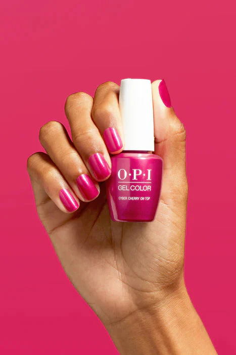OPI Gel Color GC F014 Cyber Cherry on Top - Image 3