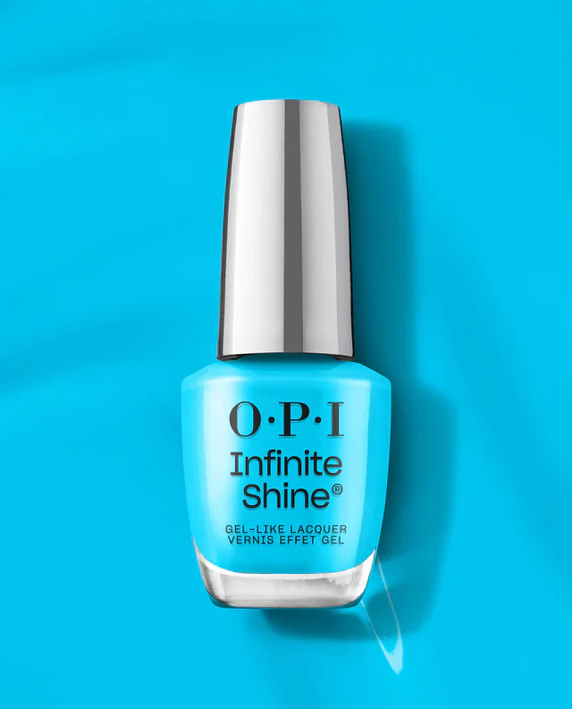 OPI Infinite Shine ISL215 Beach Party Teal Dawn - Image 4