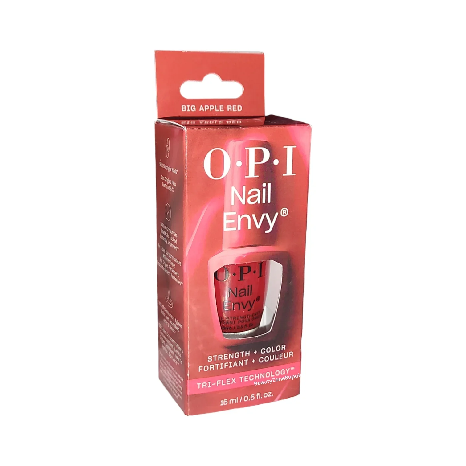 OPI Nail Envy Strength Big Apple Red (0.5 oz) New Look - Image 2