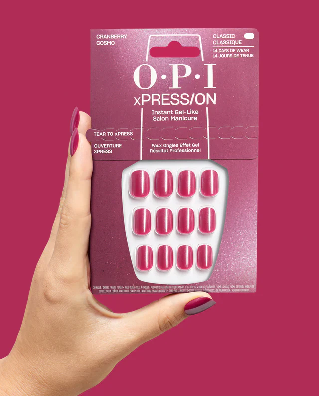 OPI xPRESS/ON Iconic Shades (Short) Cranberry Cosmo AN071S - Image 6