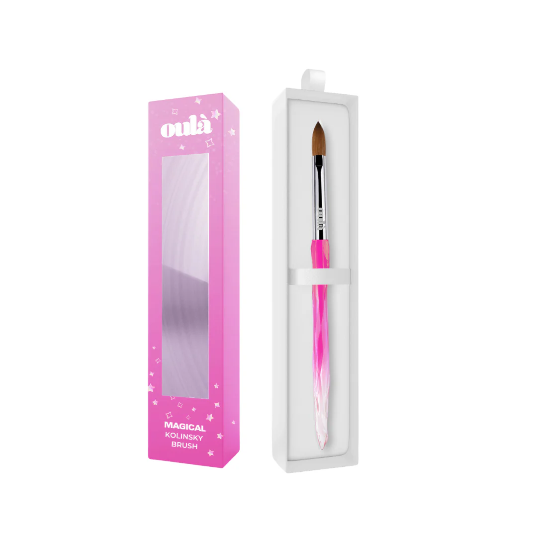 Oulà Acrylic Brush MAGICAL Crystal Handle - Image 2