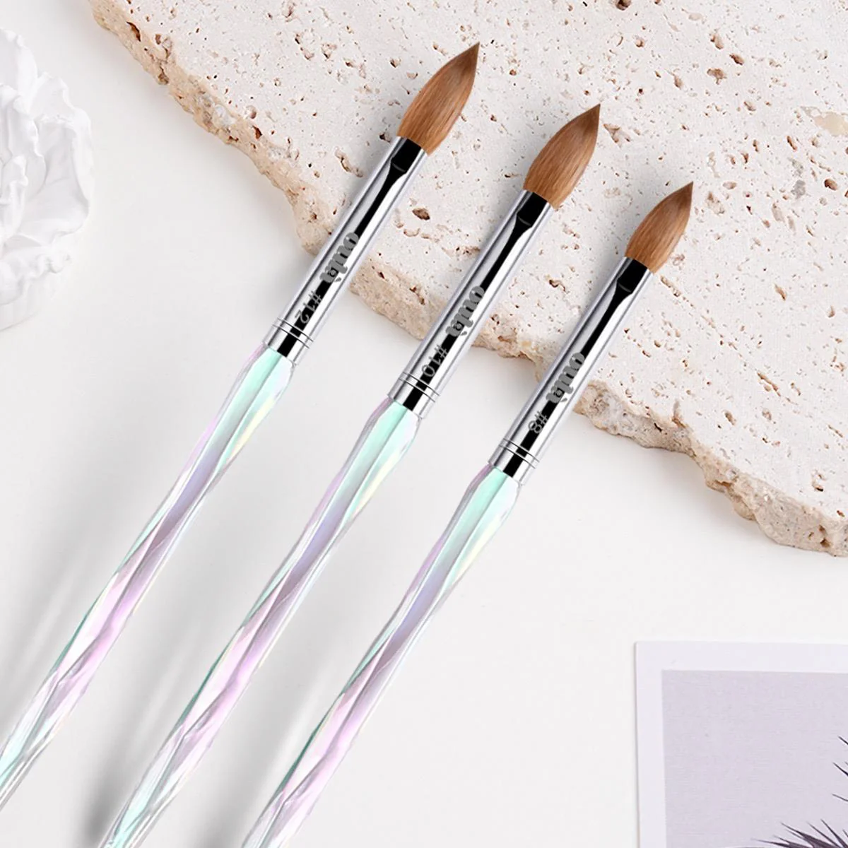 Oulà Acrylic Brush MAGICAL Crystal Handle - Image 4