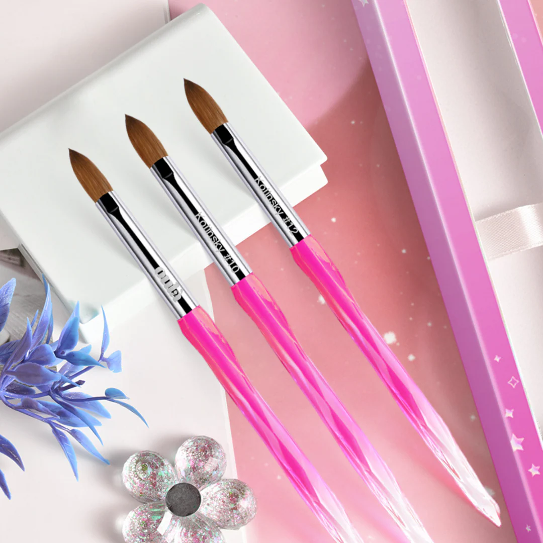 Oulà Acrylic Brush MAGICAL Crystal Handle - Image 5