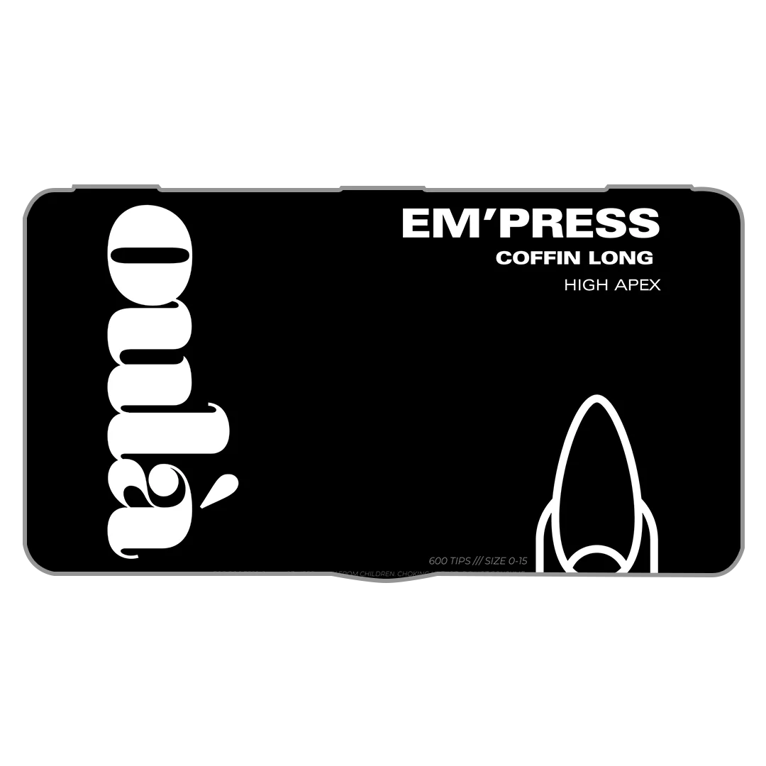 Oulà EM'PRESS High Apex Coffin (Box of 600 Tips) - Image 2