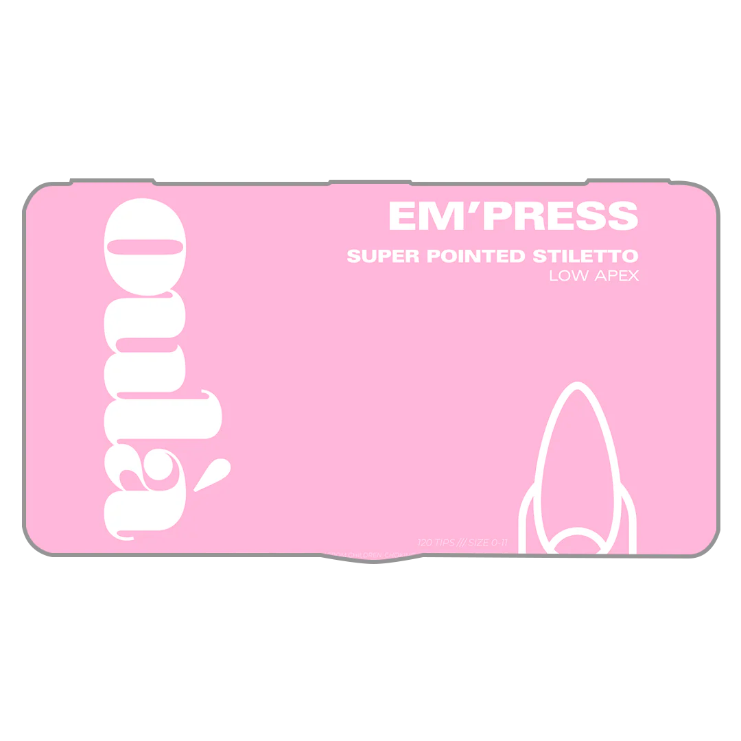Oulà EM'PRESS Low Apex Super Pointeed Stiletto (Box of 120 Tips)