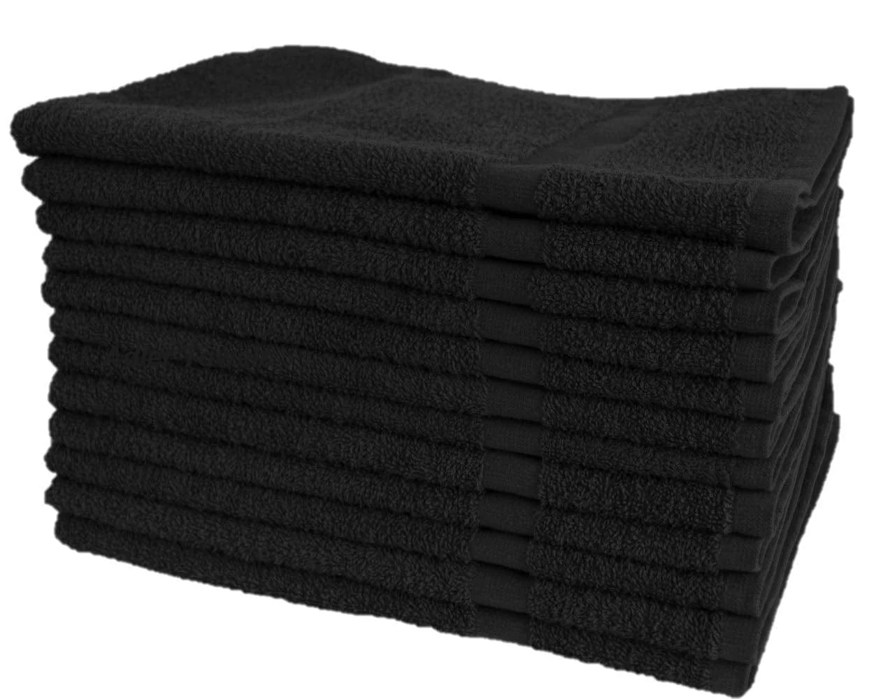 Pedicure Towels BLACK 16" x 25" 4Lbs