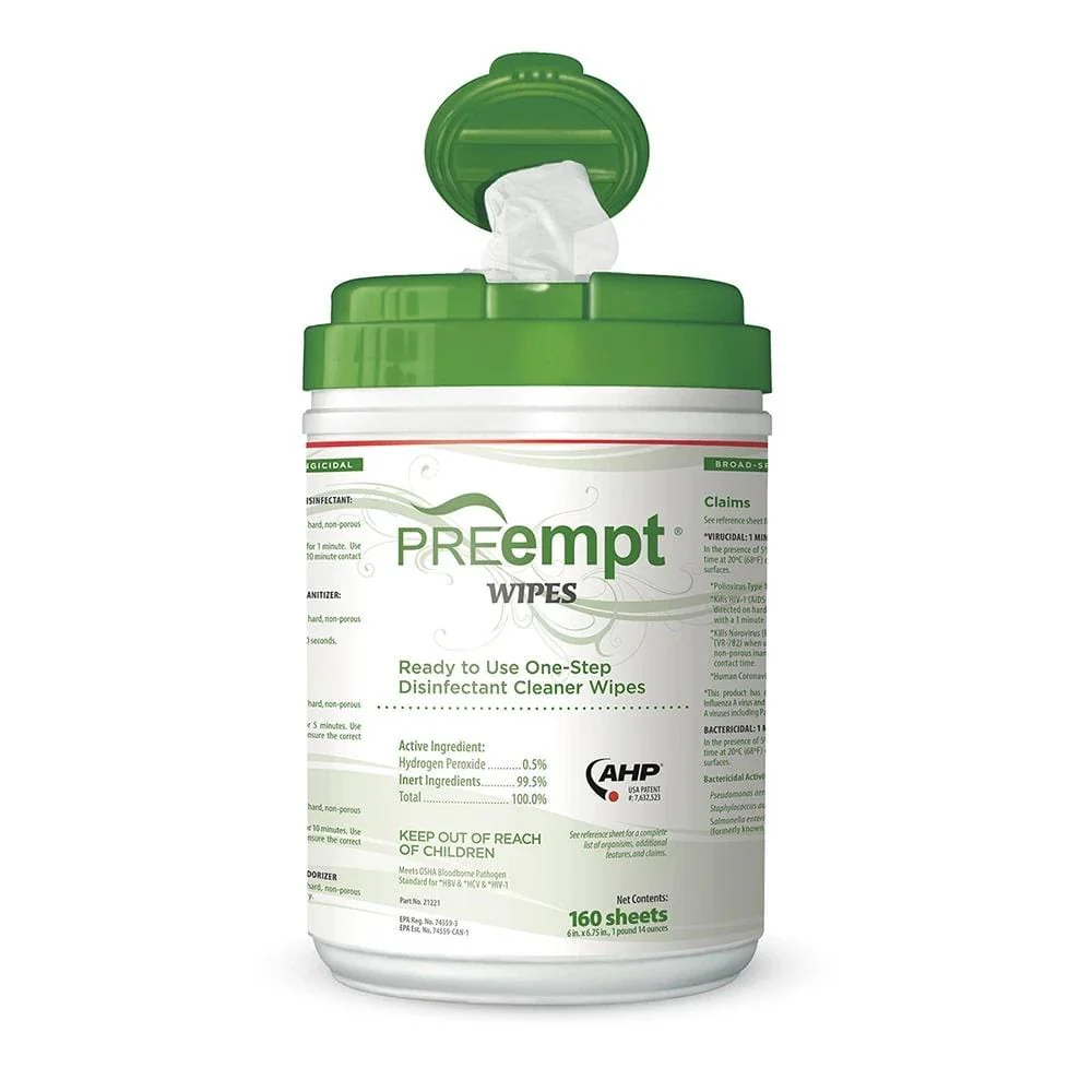 Preempt RTU Wipes 160 Sheets