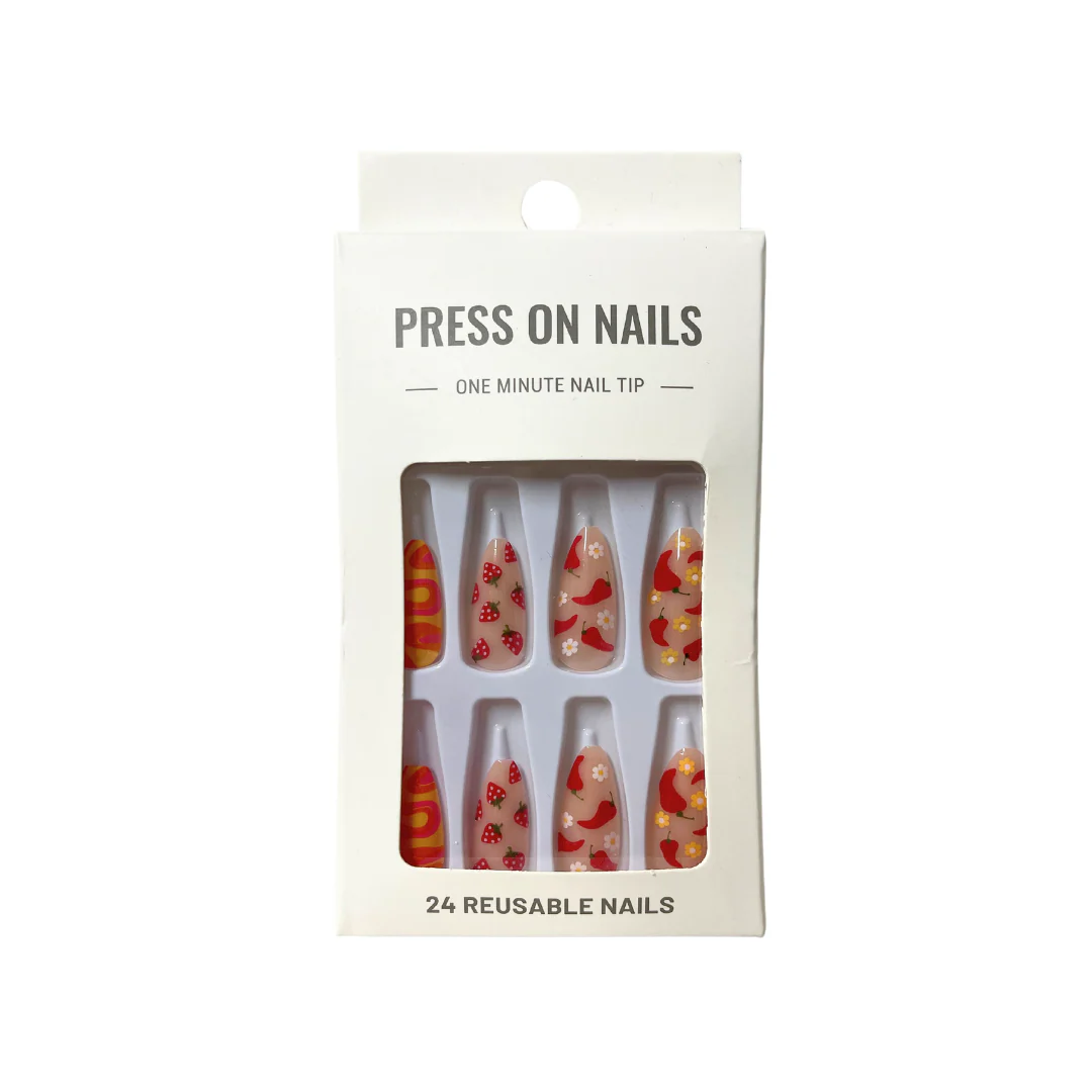 Press On Nails Do it yourself Almond (8 Styles) - Image 5