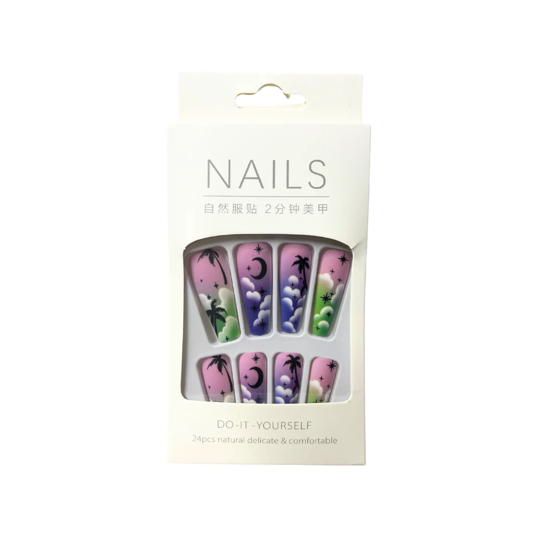 Press On Nails Do it yourself Long Coffin (14 Styles) - Image 11