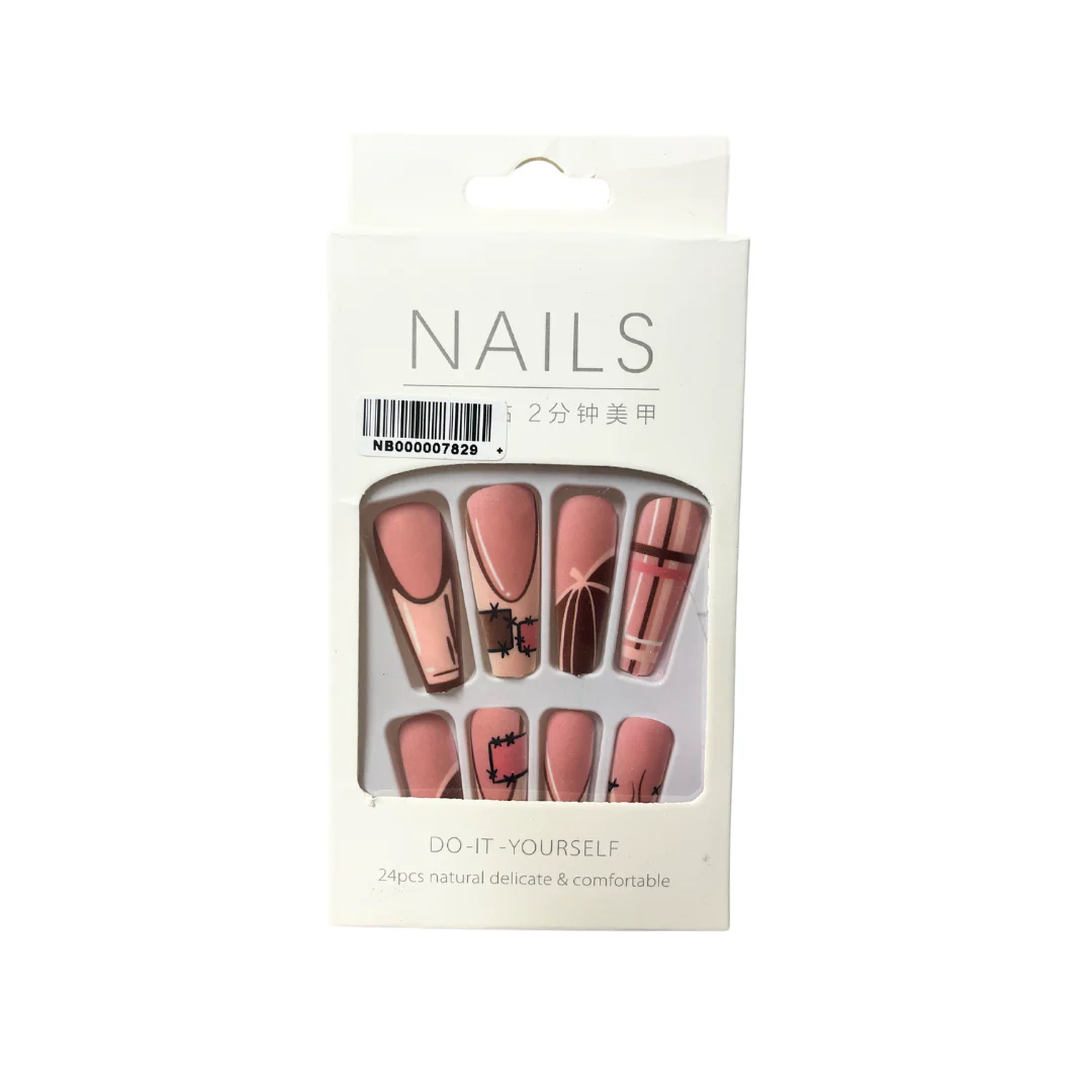 Press On Nails Do it yourself Long Coffin (14 Styles) - Image 12