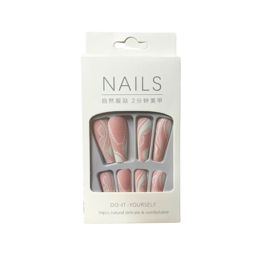 Press On Nails Do it yourself Long Coffin (14 Styles) - Image 3