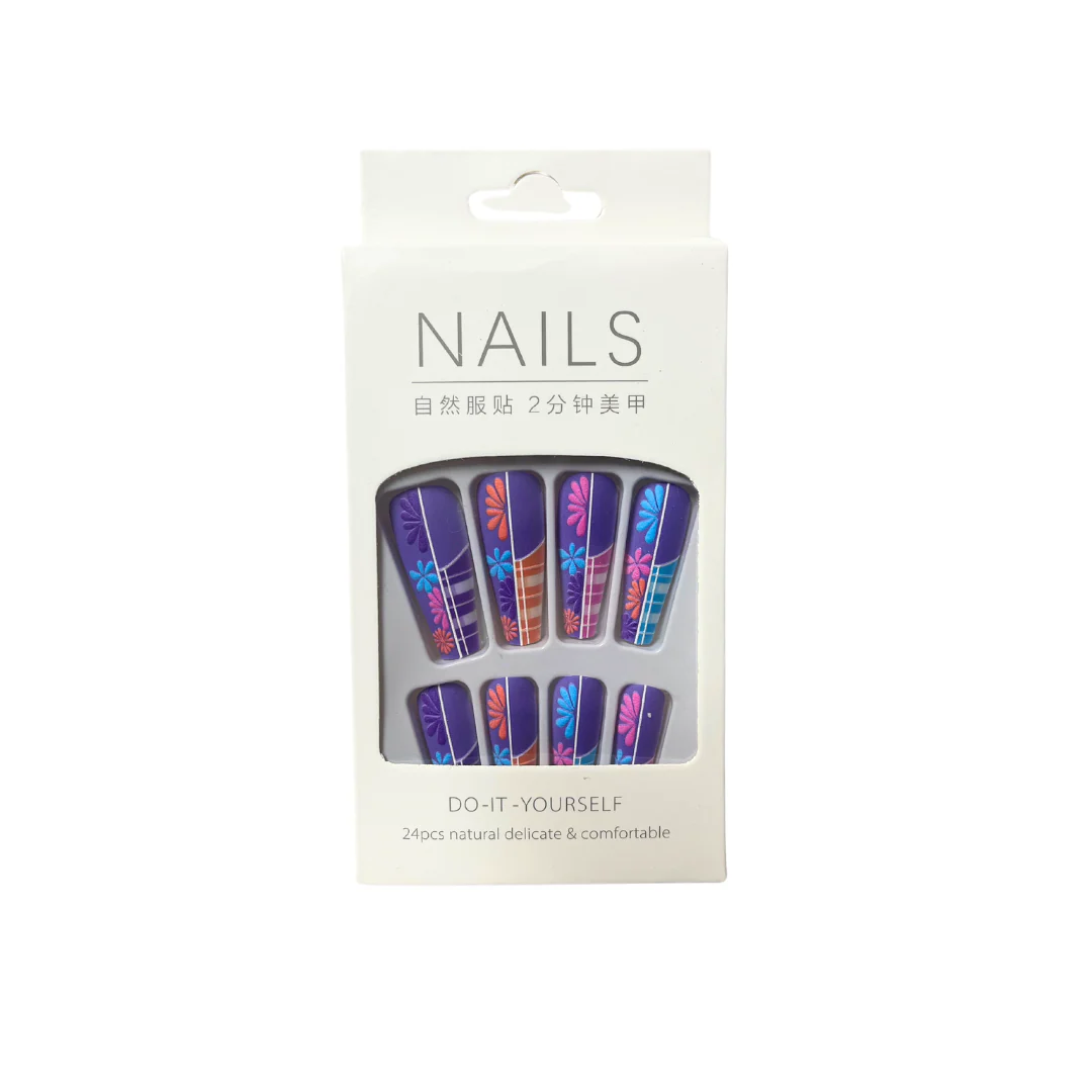 Press On Nails Do it yourself Long Coffin (14 Styles) - Image 6