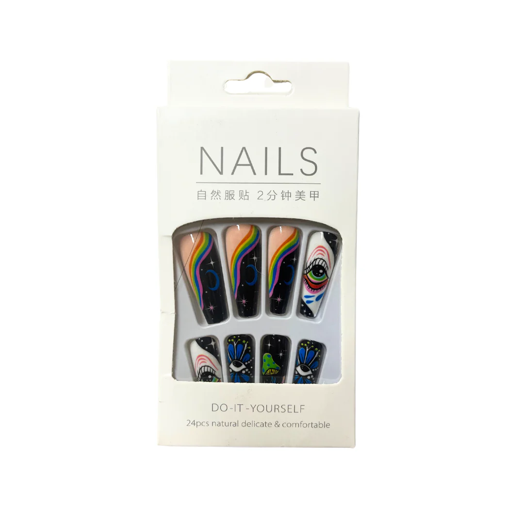 Press On Nails Do it yourself Long Coffin (14 Styles) - Image 8