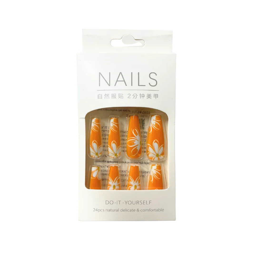 Press On Nails Do it yourself Long Coffin (16 Styles) - Image 11