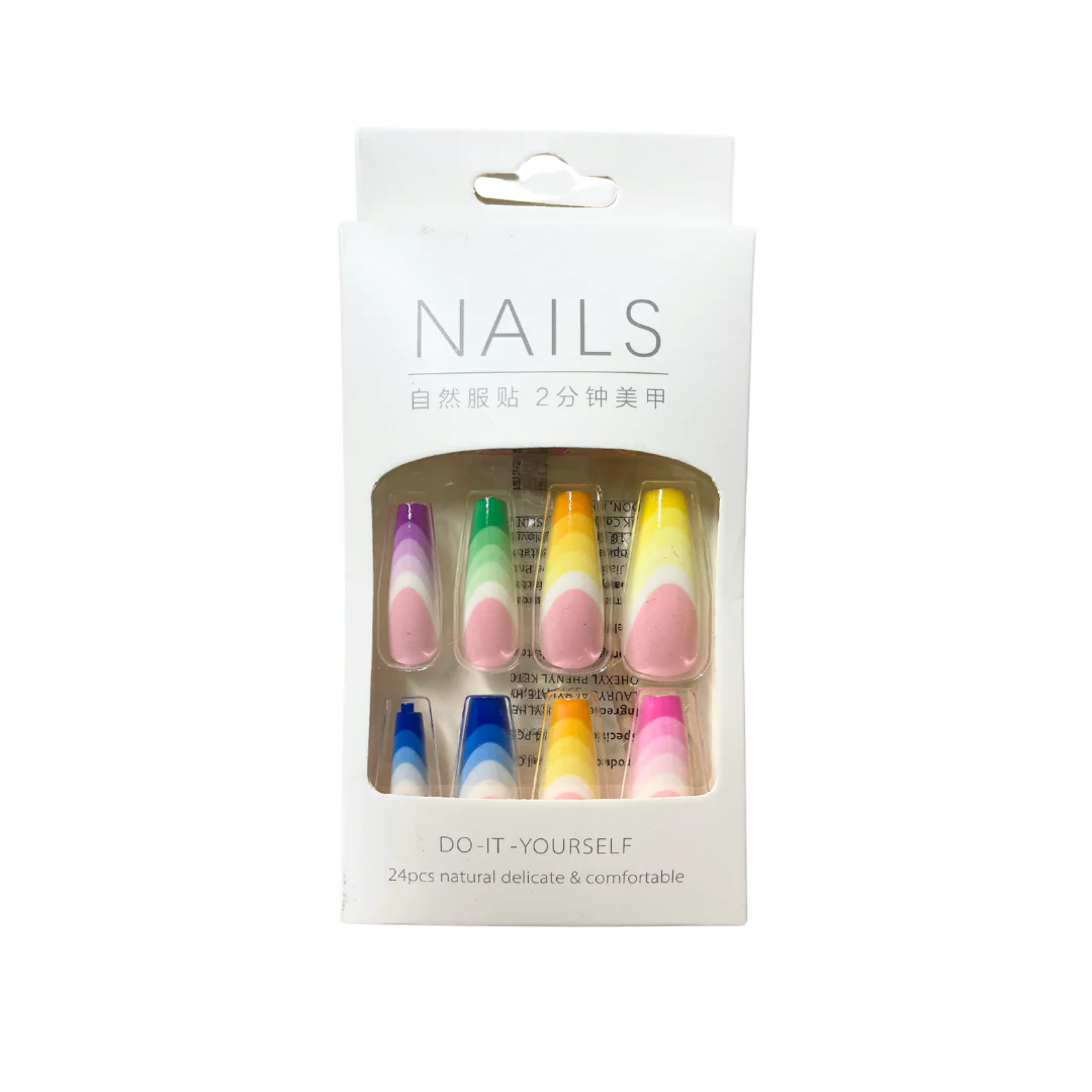 Press On Nails Do it yourself Long Coffin (16 Styles) - Image 9