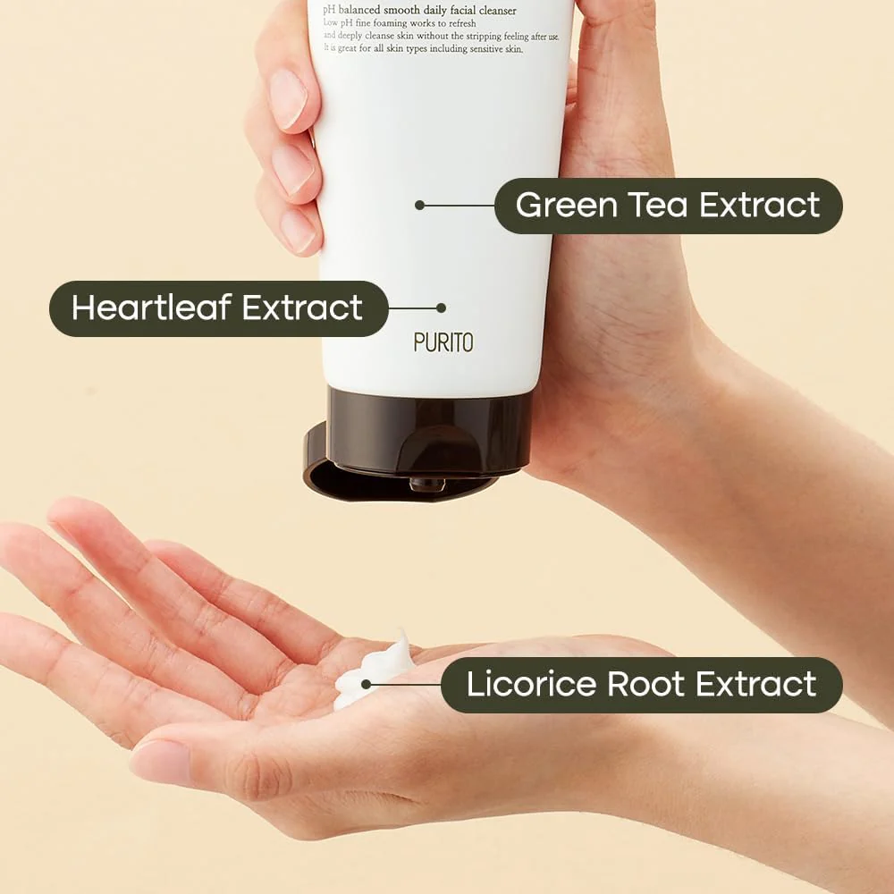 Purito Seoul From Green Deep Foaming Cleanser 150mL - Image 4