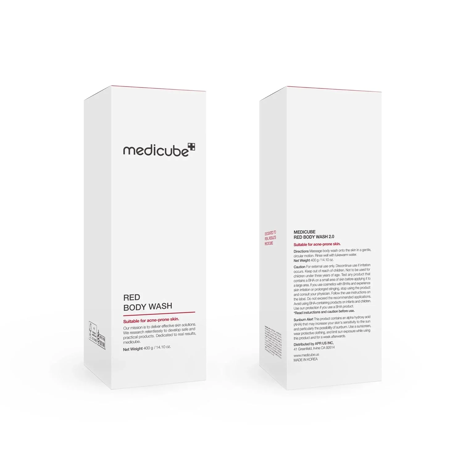 MEDICUBE Red Acne Body Wash 2.0 400g - Image 2