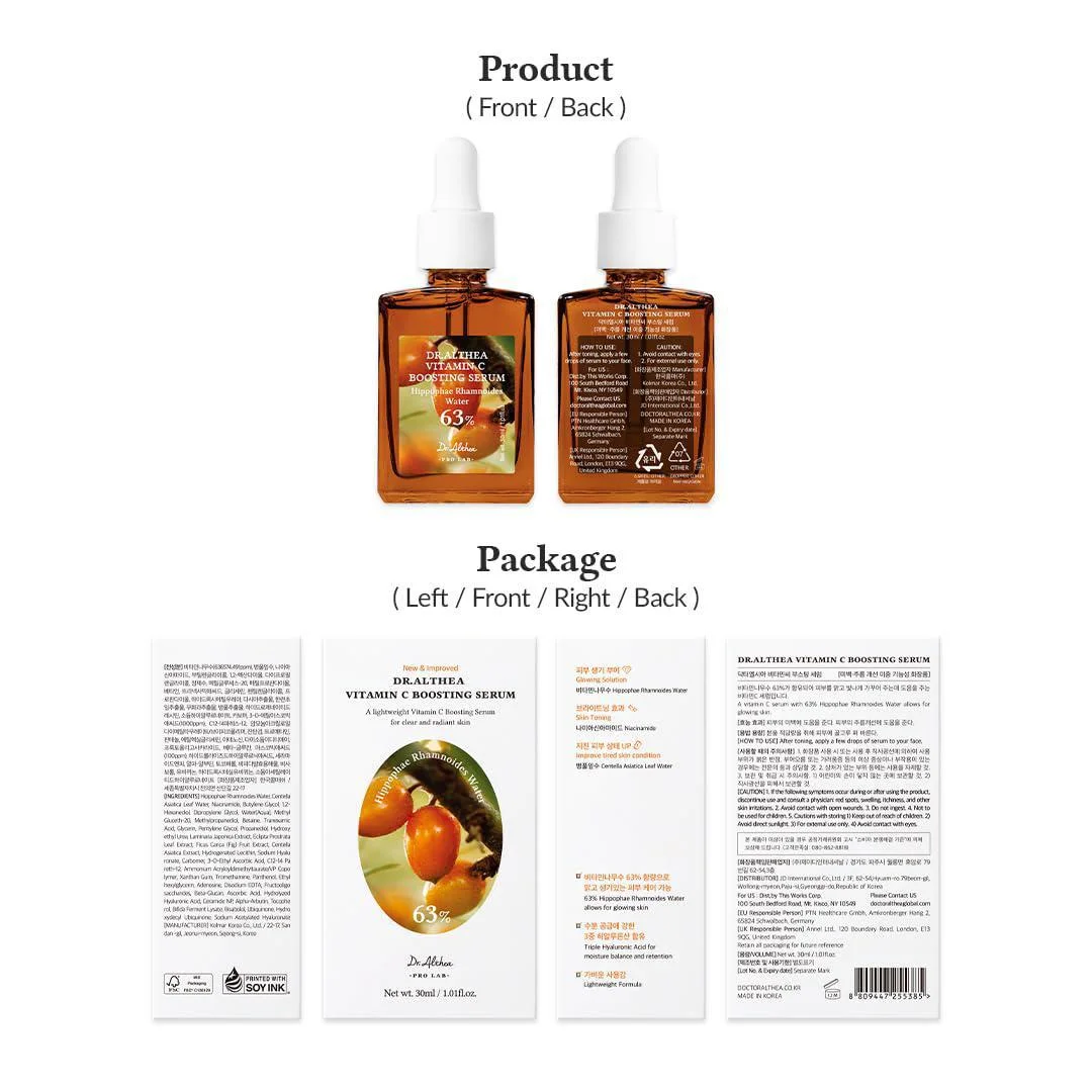 DR. ALTHEA Vitamin C Boosting Serum 30ml - Image 9