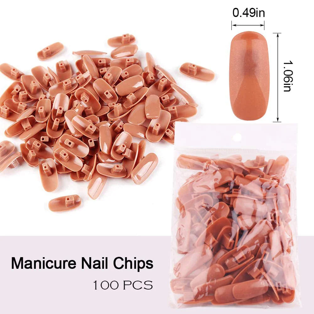 Cre8tion Replacement Nail Tips for Nail Training Practice Hand - Image 3