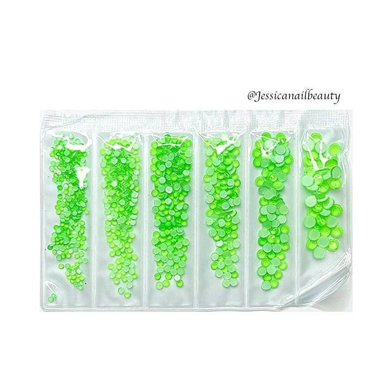 JNBS Luminous/ Glow in the dark Mixed-Size Rhinestone (Bag of 6 sizes) - Image 2