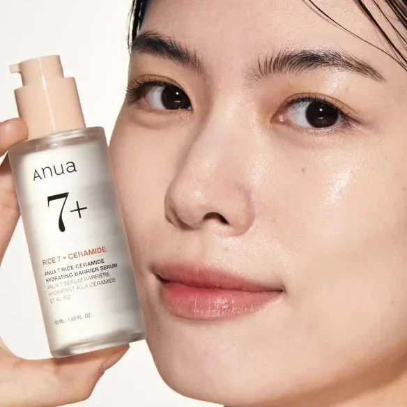 ANUA Rice 7 Ceramide Hydrating Barrier Serum 50mL - Image 3