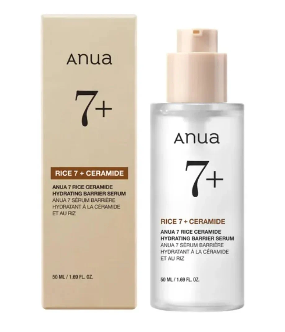 ANUA Rice 7 Ceramide Hydrating Barrier Serum 50mL - Image 5