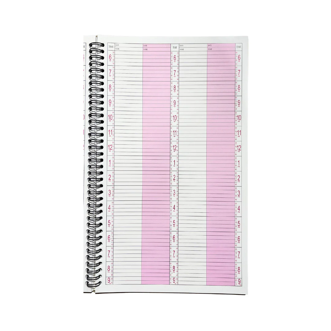Salon Appointment Book 4 Columns - Image 2