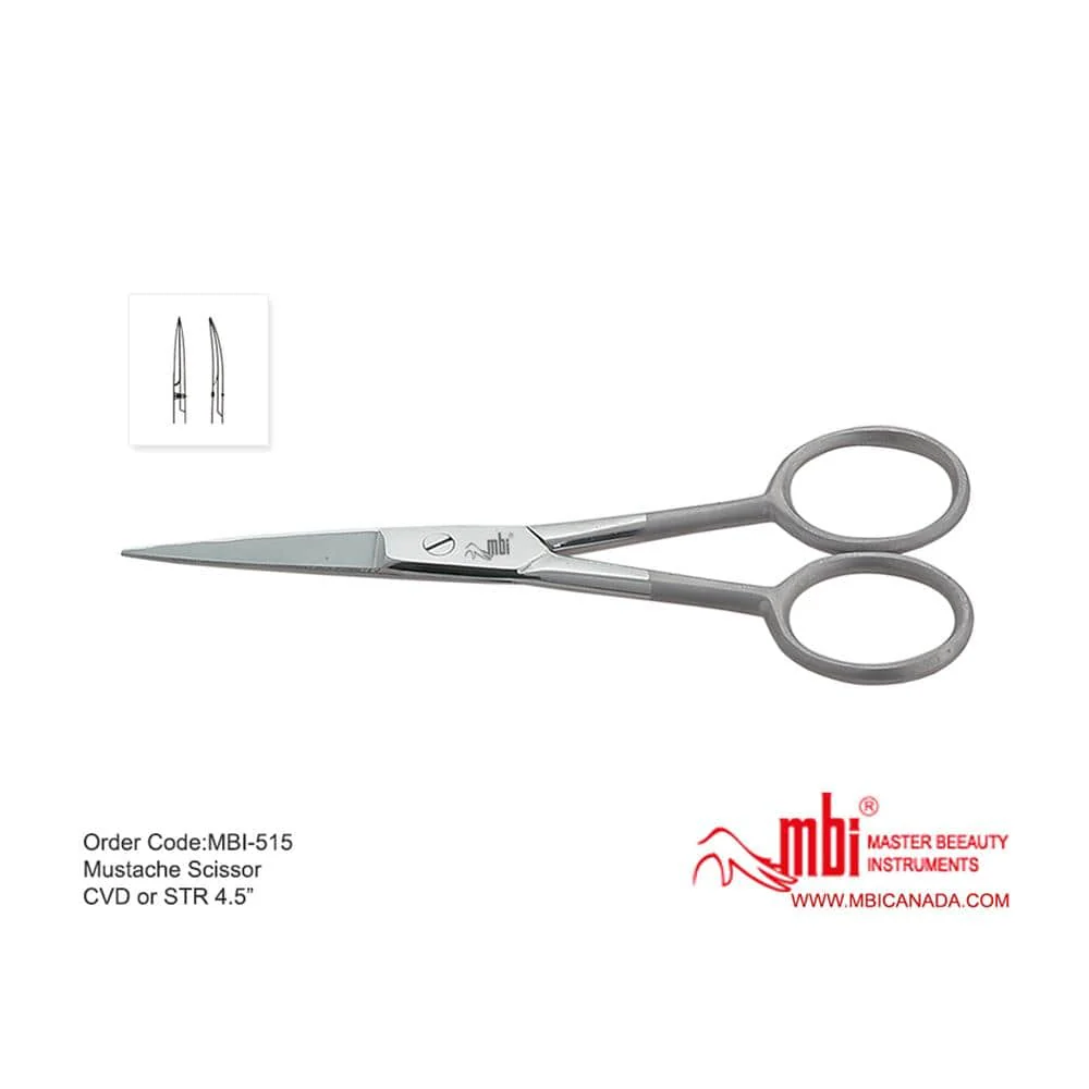 MBI 515 Mustache Scissor CVD or STR Size 4.5''