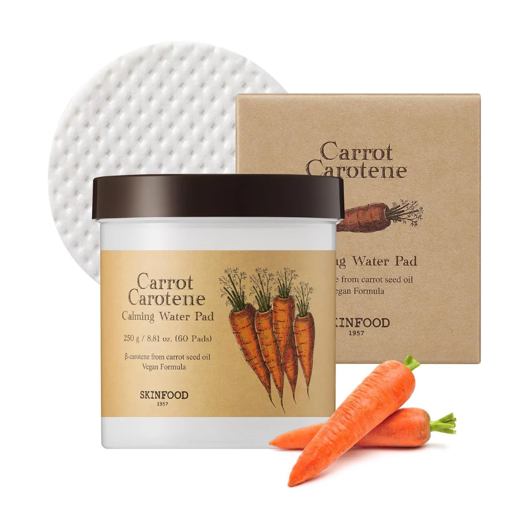 SKINFOOD Carrot Carotene Calming Water Pad 250g (60ea)