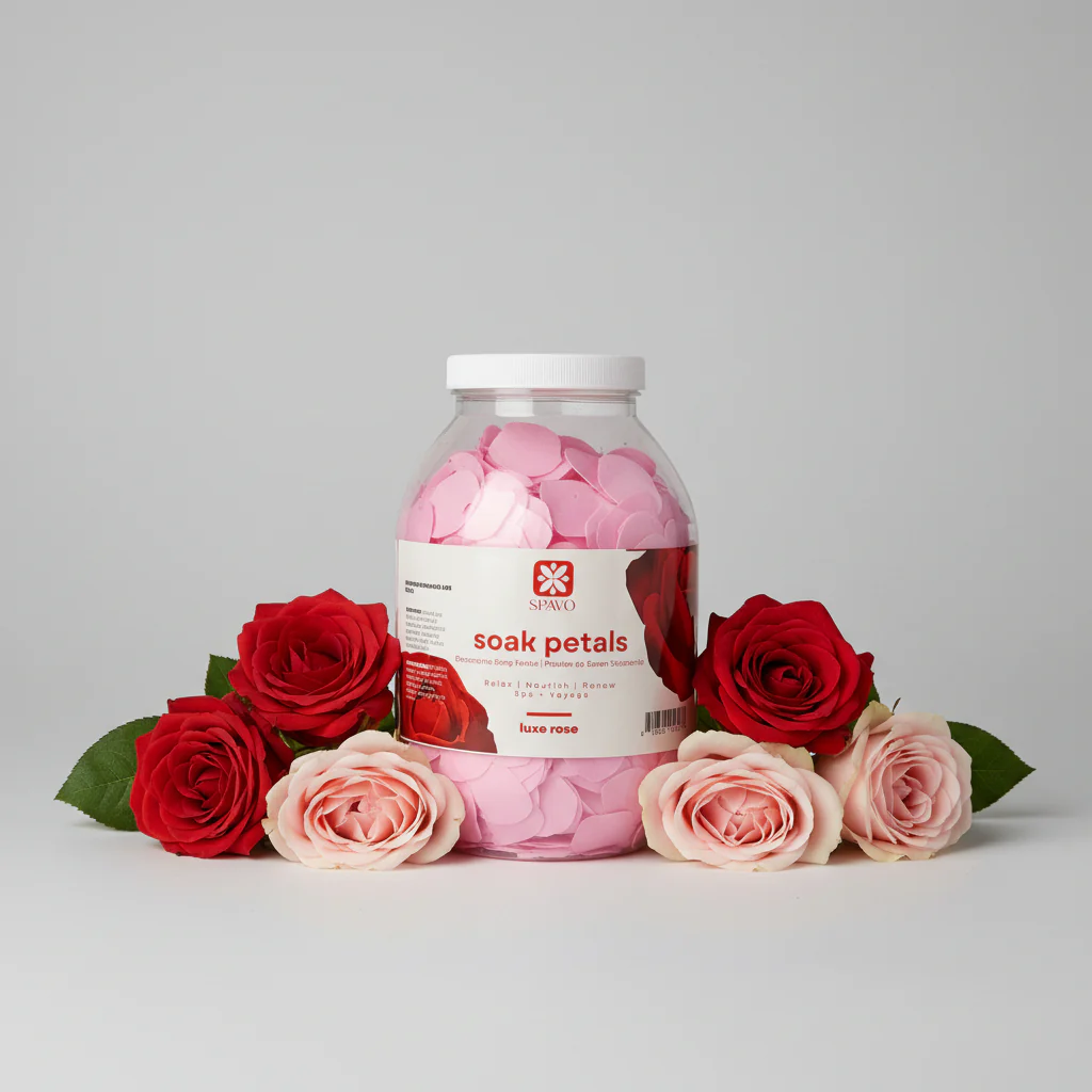 SPAVO Soak Petals Dry Bath Soap Flowers - Image 4