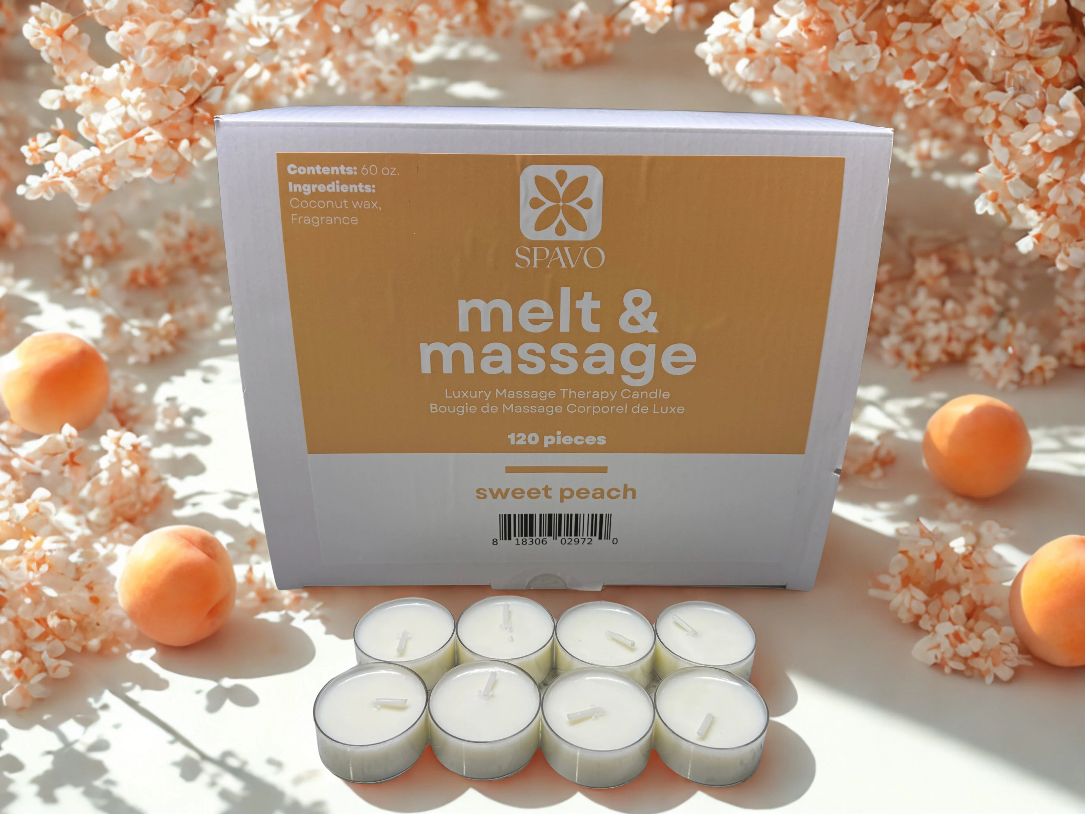 Spavo 4-in-1 Massage Candle 0.5 OZ - 6 Scents collection - 100/120PCS - Image 6
