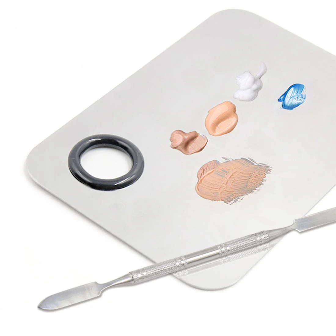 Kolinsky Stainless Steel Mixing Palette with Metal Spatula - Image 7
