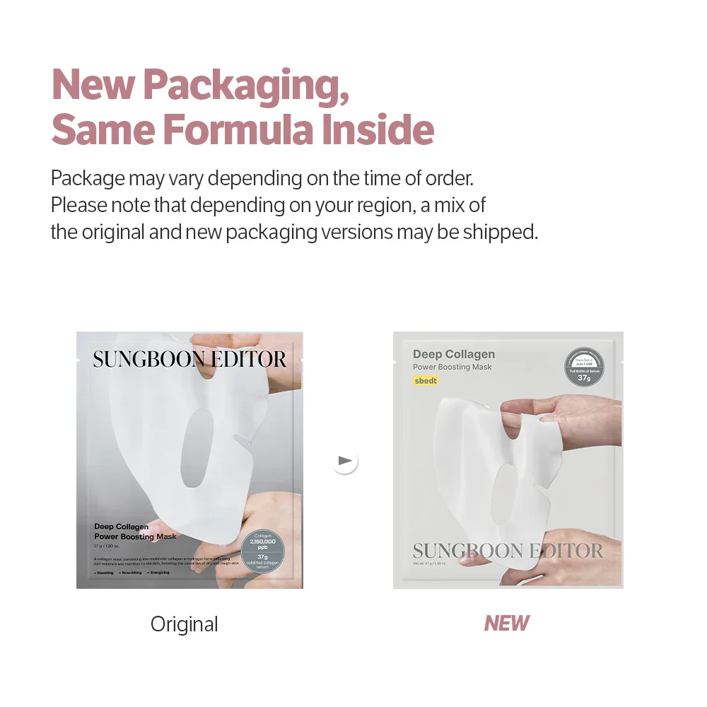 SUNGBOON EDITOR Deep Collagen Power Boosting Mask 37g - Image 11