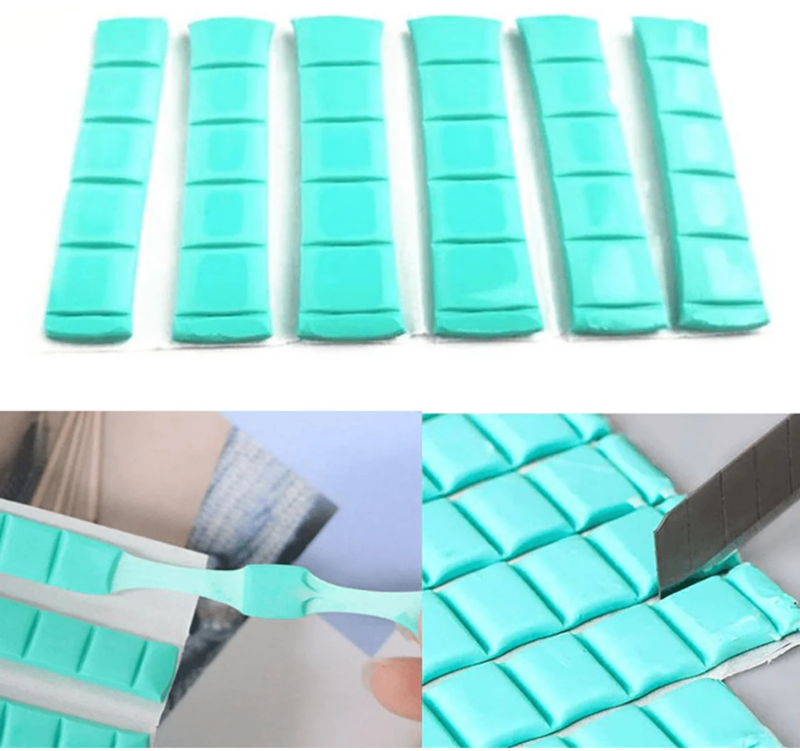 GREEN CLAY Tack It Reusable Rubber Clay for Press On Holder Stand - Image 4
