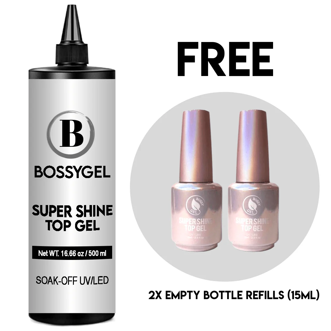 Bossy Gel Supershine No Wipe Top Coat - Image 2