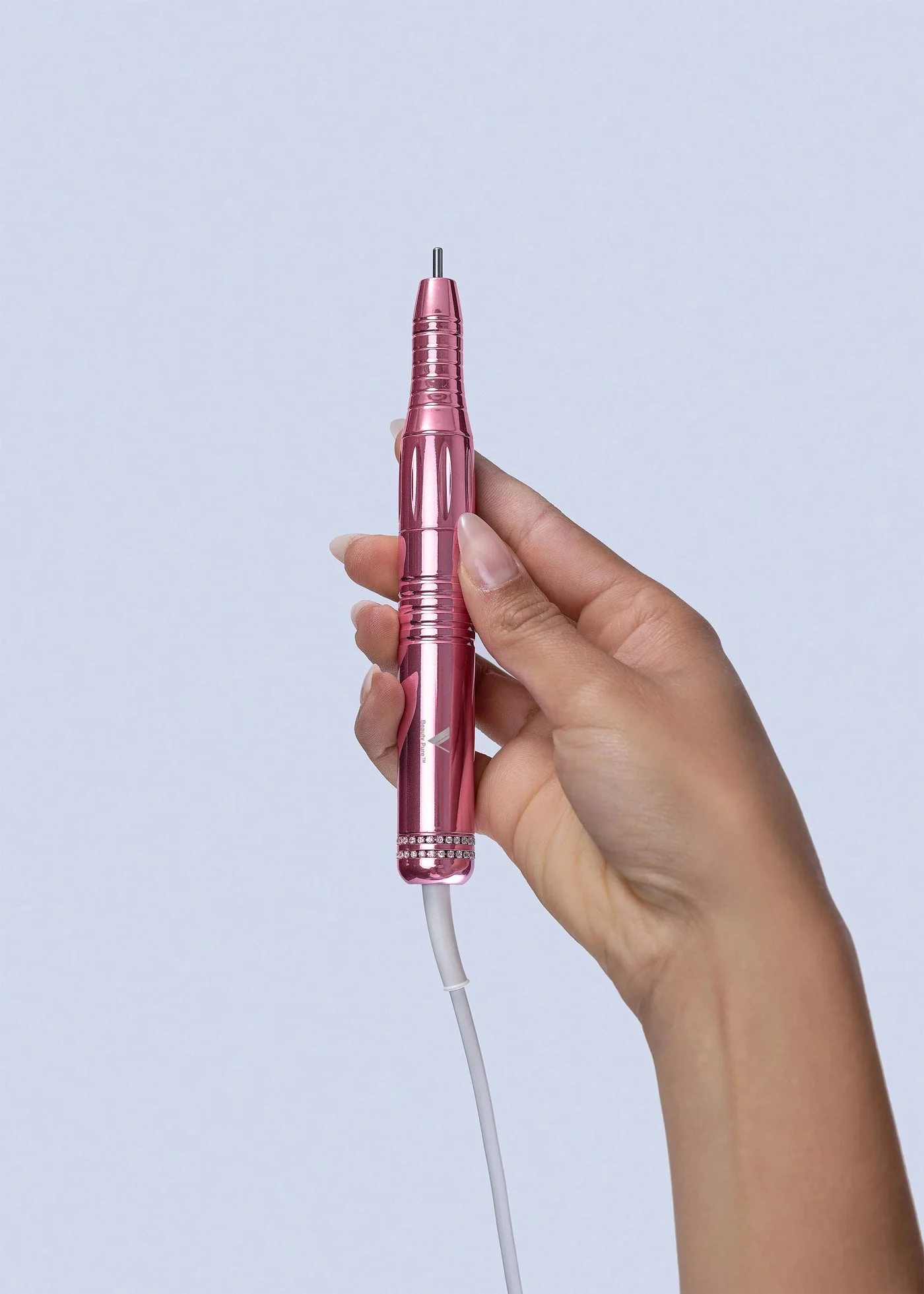 V Beauty Pure Nail Drill Vunit E File With Rose Gold And Crystal Handpiece - Image 3