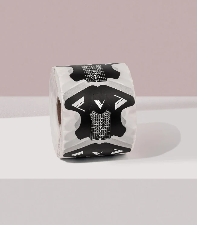 V Beauty Pure Nail Forms Matte Black - Image 2