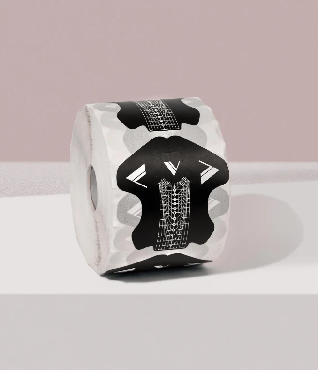 V Beauty Pure Nail Forms Matte Black - Image 3