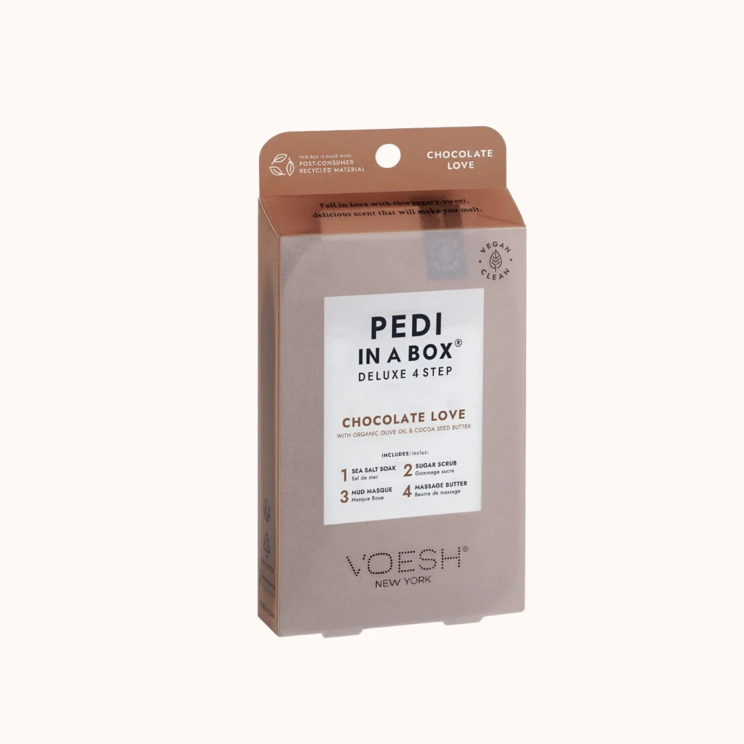 VOESH Pedi In A Box Deluxe 4 Step Chocolate Love