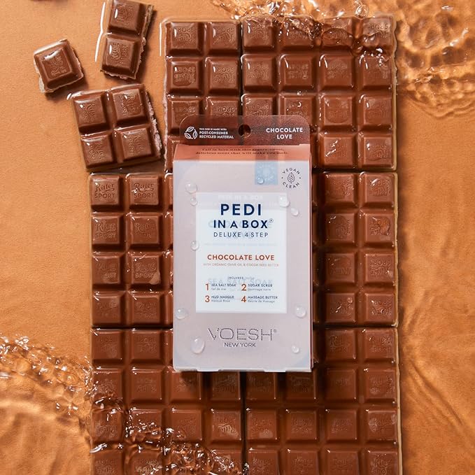 VOESH Pedi In A Box Deluxe 4 Step Chocolate Love - Image 2