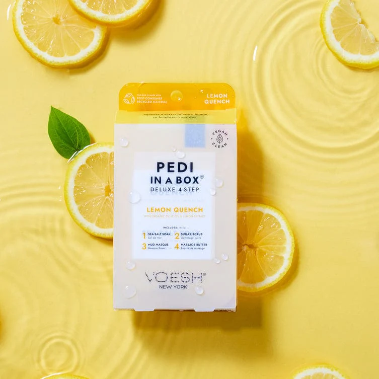 VOESH Pedi In A Box Deluxe 4 Step Lemon Quench - Image 2